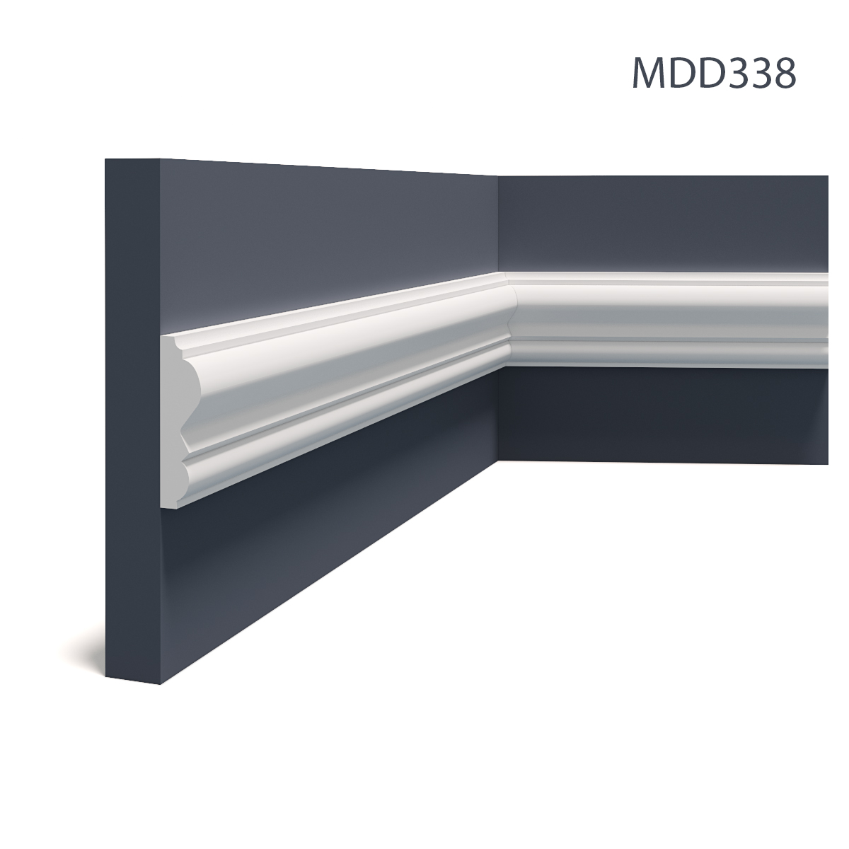 Brau decorativ flexibil MDD338F, 235 X 8 X 2.1 cm, Mardom Decor, Brauri decorative 