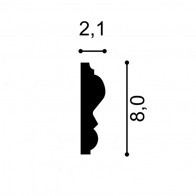 Profile Decorative Mardom Decor MRD-MDD338. Conține culorile: