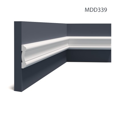 Brau decorativ flexibil MDD339F, 235 X 8.1 X 1.9 cm, Mardom Decor, Brauri decorative 