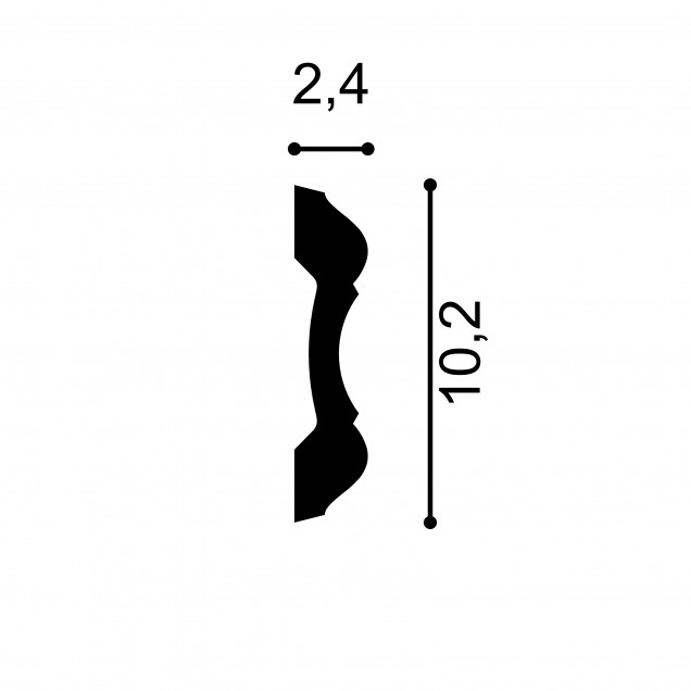 Profile Decorative Mardom Decor MRD-MDD345. Conține culorile:
