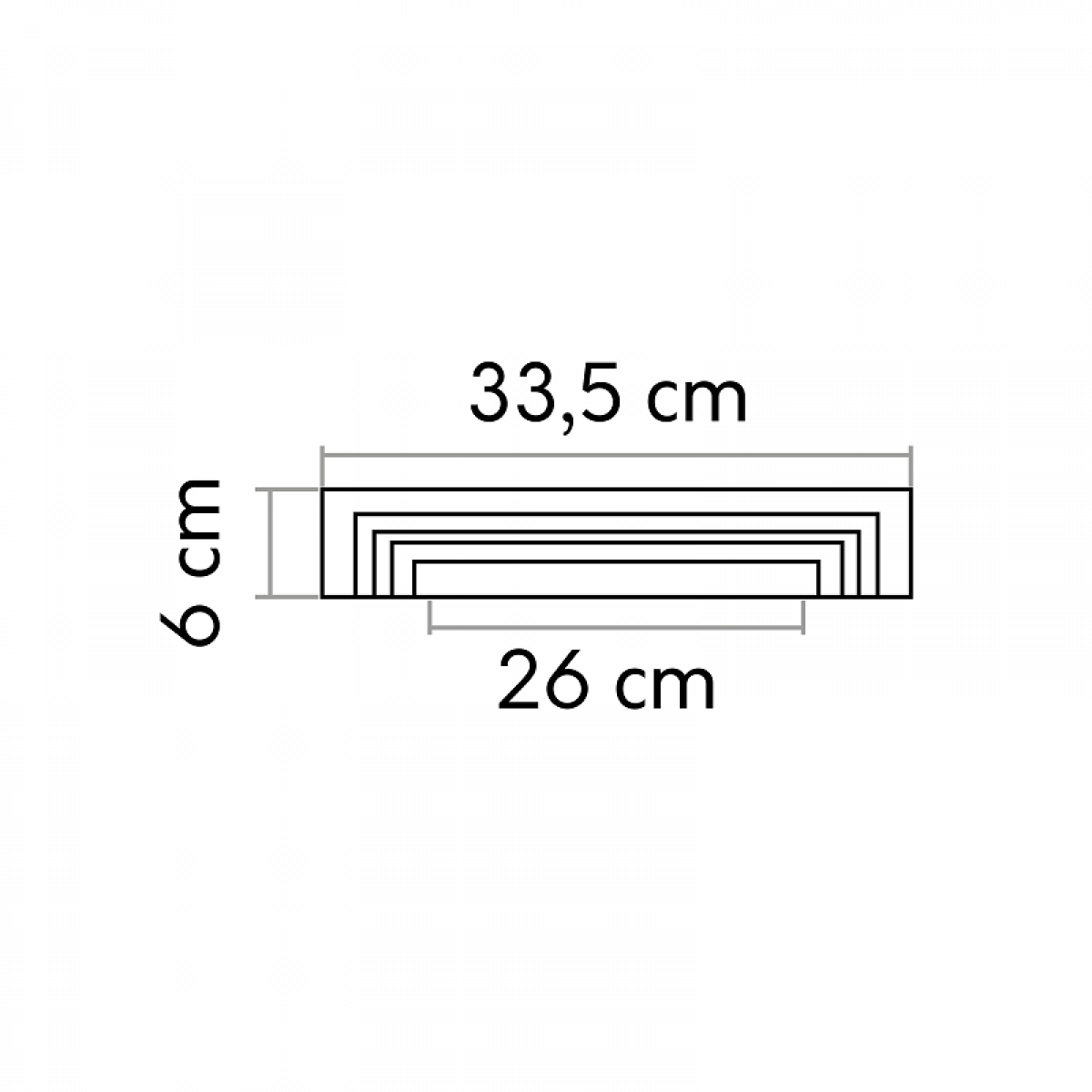Element decorativ D3024, 15.8 x 33.5 x 6 cm, Mardom Decor, Coloane si semicoloane 