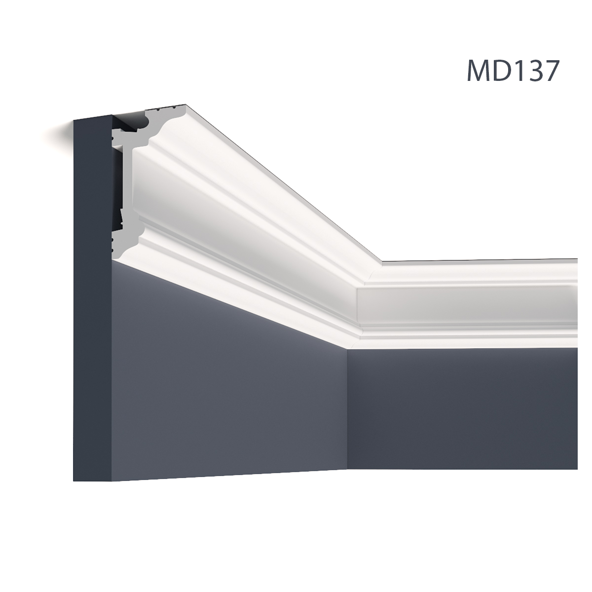 Cornișe tavan Mardom Decor MRD-MD137, material: PolyForce