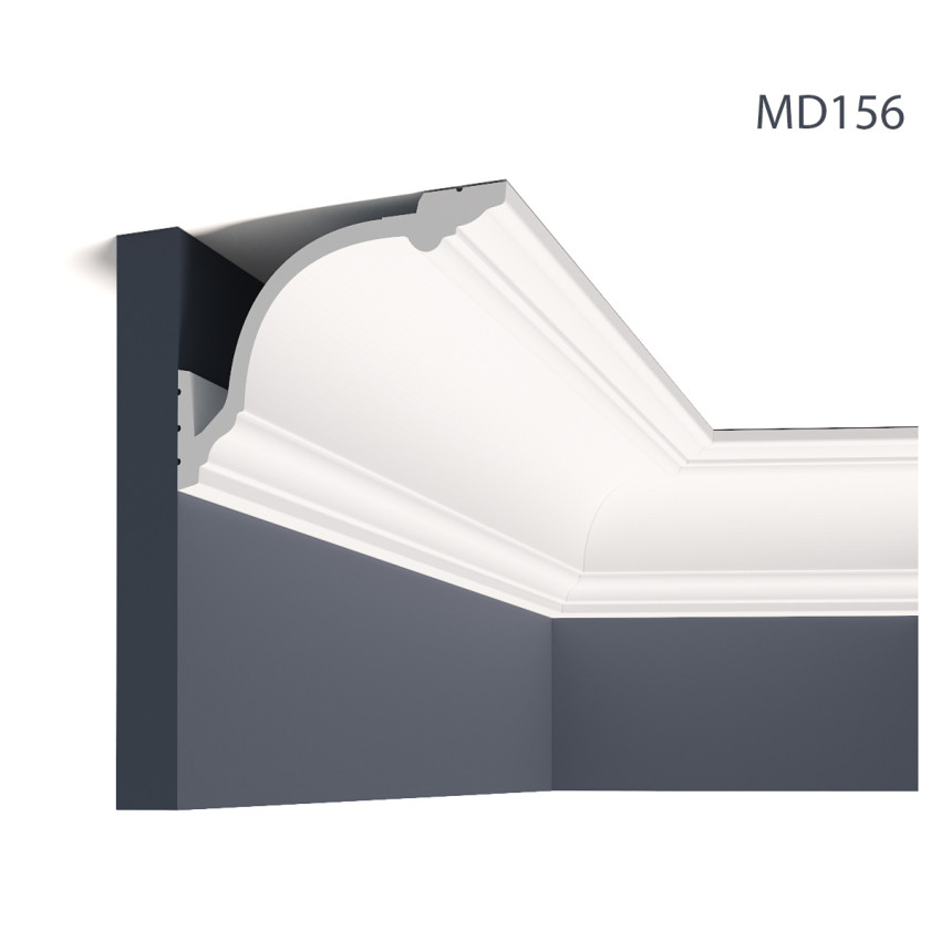 Scafe tavan (iluminat indirect, LED) Mardom Decor MRD-MD156, material: PolyForce