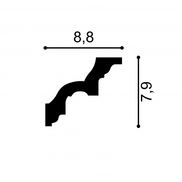 Profile Decorative Mardom Decor MRD-MDA002. Conține culorile:
