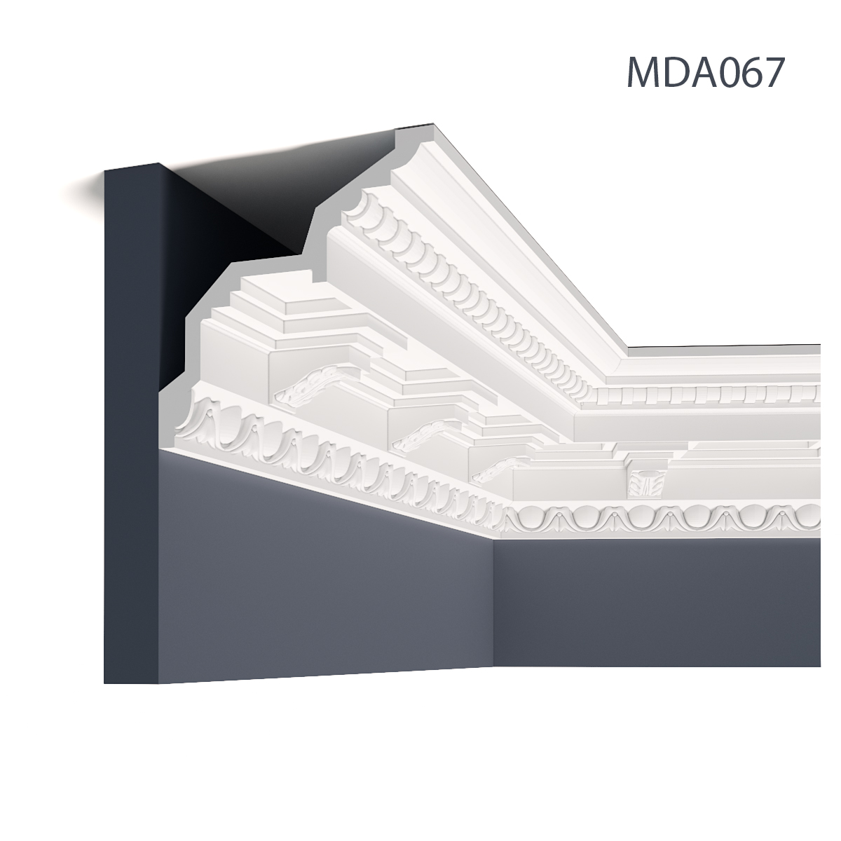 Cornișe tavan Mardom Decor MRD-MDA067, material: ProFoam