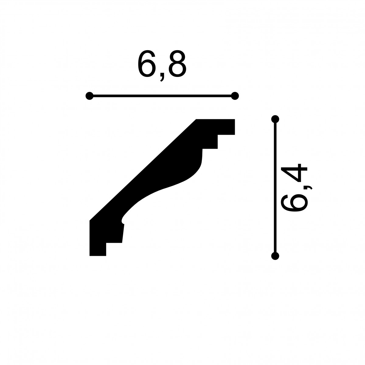 Profile Decorative Mardom Decor MRD-MDB064. Conține culorile: