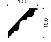 Cornisa decorativa flexibila MDB108F, 235 X 10 X 10 cm, Mardom Decor