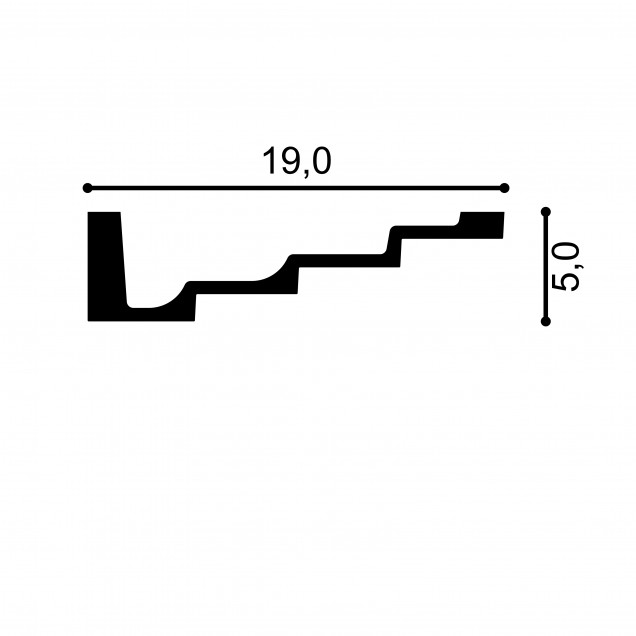 Profile Decorative Mardom Decor MRD-MDB130. Conține culorile: