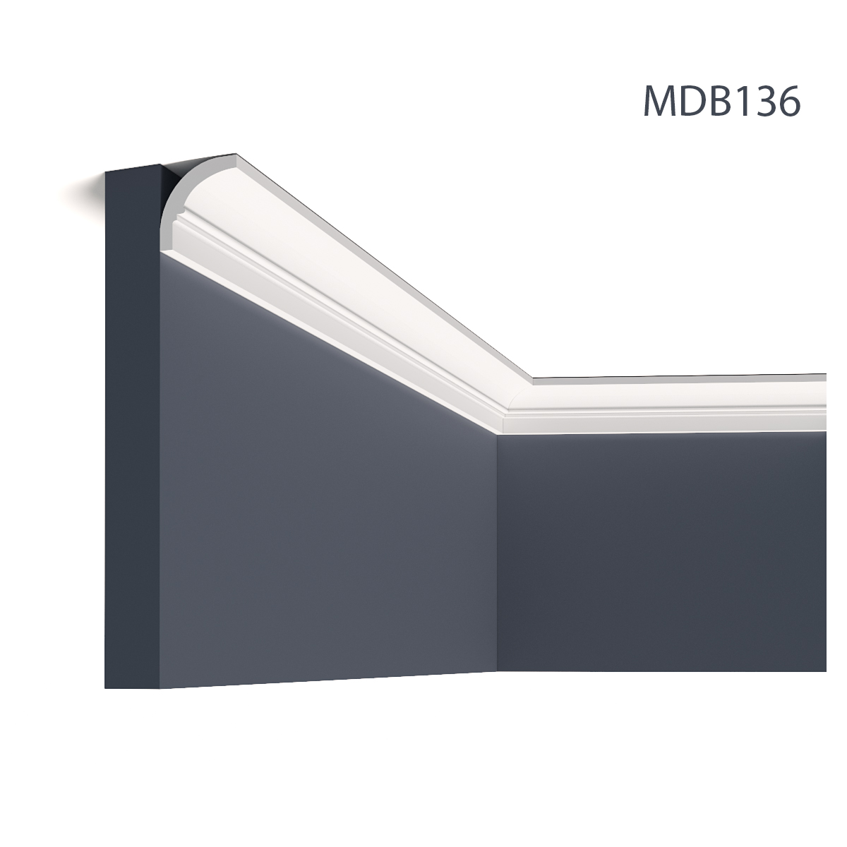 Cornișe tavan Mardom Decor MRD-MDB136, material: ProFoam