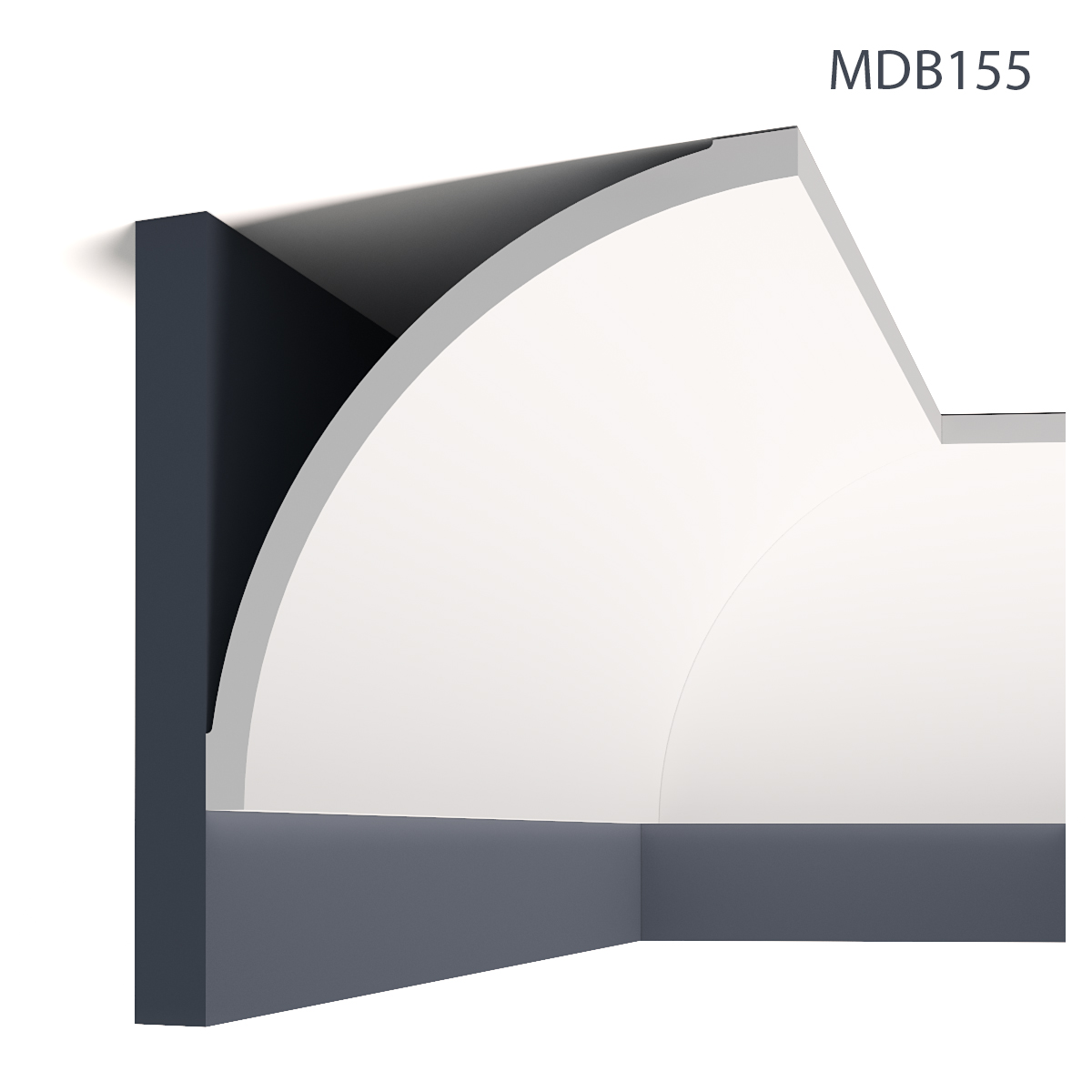 Cornișe tavan Mardom Decor MRD-MDB155, material: ProFoam