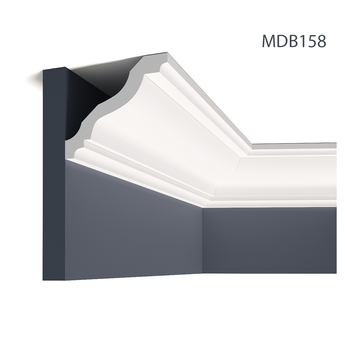 Cornișe tavan Mardom Decor MRD-MDB158, material: ProFoam