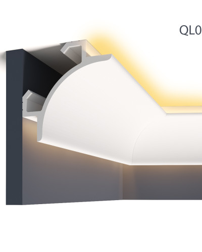 Scafe tavan (iluminat indirect, LED) Mardom Decor MRD-QL001, material: PolyForce