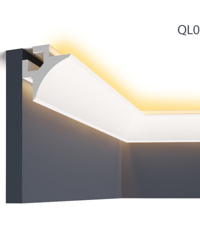 Scafe tavan (iluminat indirect, LED) Mardom Decor MRD-QL002, material: PolyForce