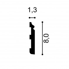 Plinta flexibila MD018F, 200 X 8 X 1.3 cm, Mardom Decor