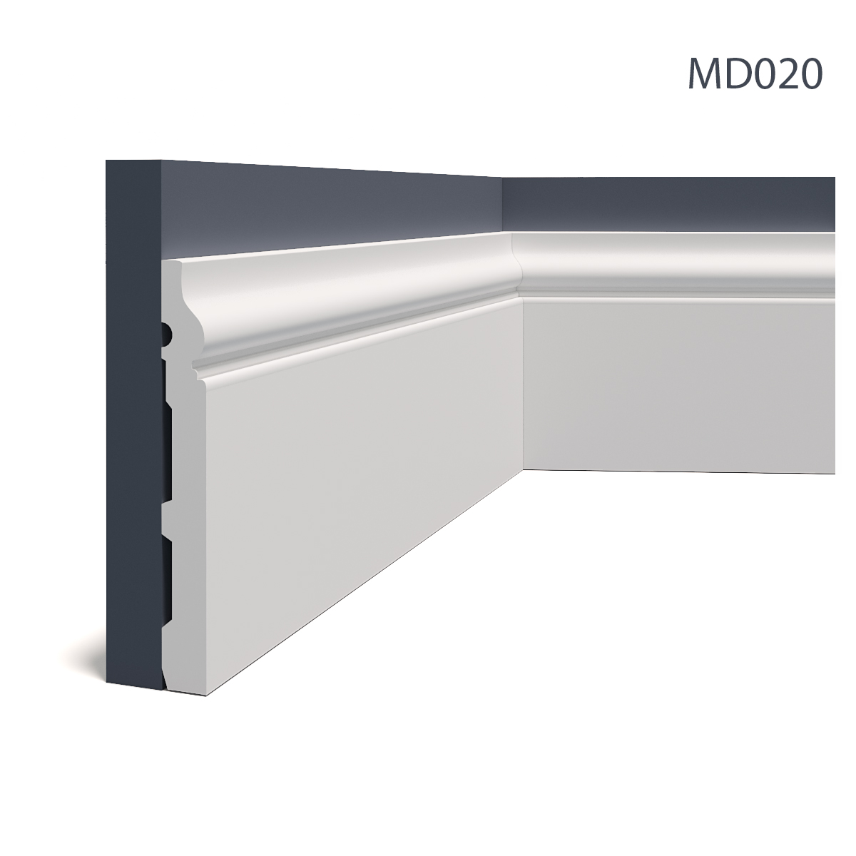 Plinte decorative Mardom Decor MRD-MD020P, material: PolyForce, SupremeSatin