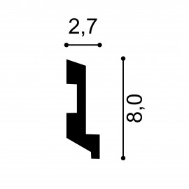 Plinta MD024, 200 X 8 X 2.7 cm, Mardom Decor