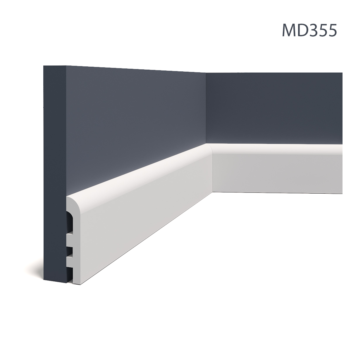 Plinta flexibila MD355F, 200 X 9.7 X 1.8 cm, Mardom Decor, Plinte decorative 
