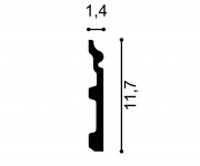 Plinta flexibila MD358F, 200 X 11.7 X 1.4 cm, Mardom Decor