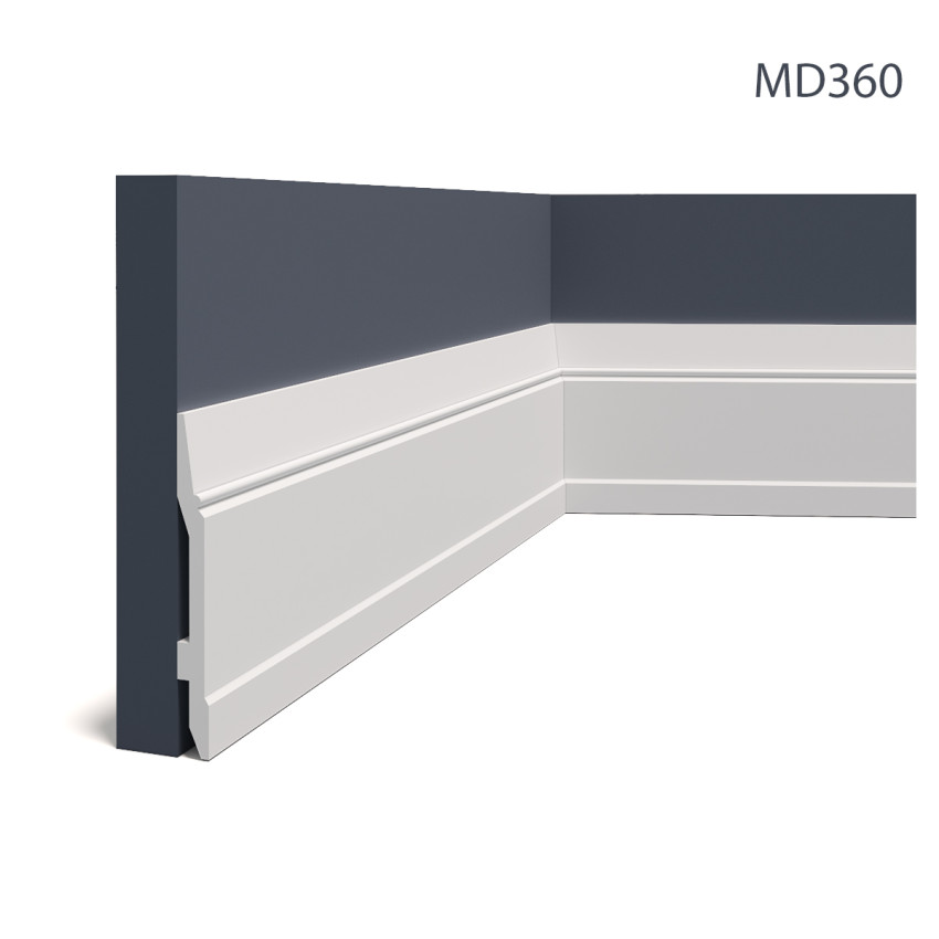 Plinte decorative Mardom Decor MRD-MD361P, material: PolyForce, SupremeSatin