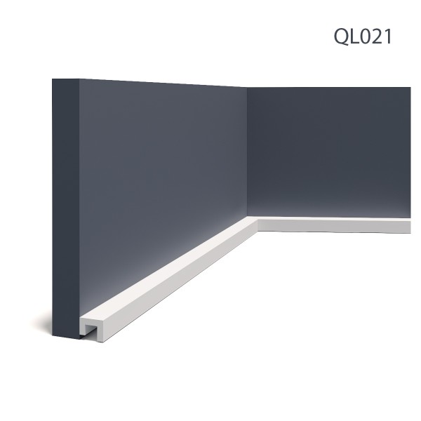 Plinta Premium QL021P, 200 X 2 X 2.5 cm, Mardom Decor