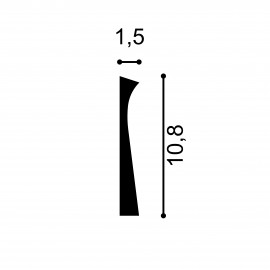 Plinta QS004, 200 X 10.8 X 1.5 cm, Mardom Decor