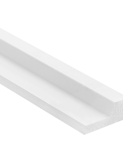 Profil dreapta pentru Panoul riflat 3D Lamelli Stretto, White, 270x2.3 cm, Mardom Decor