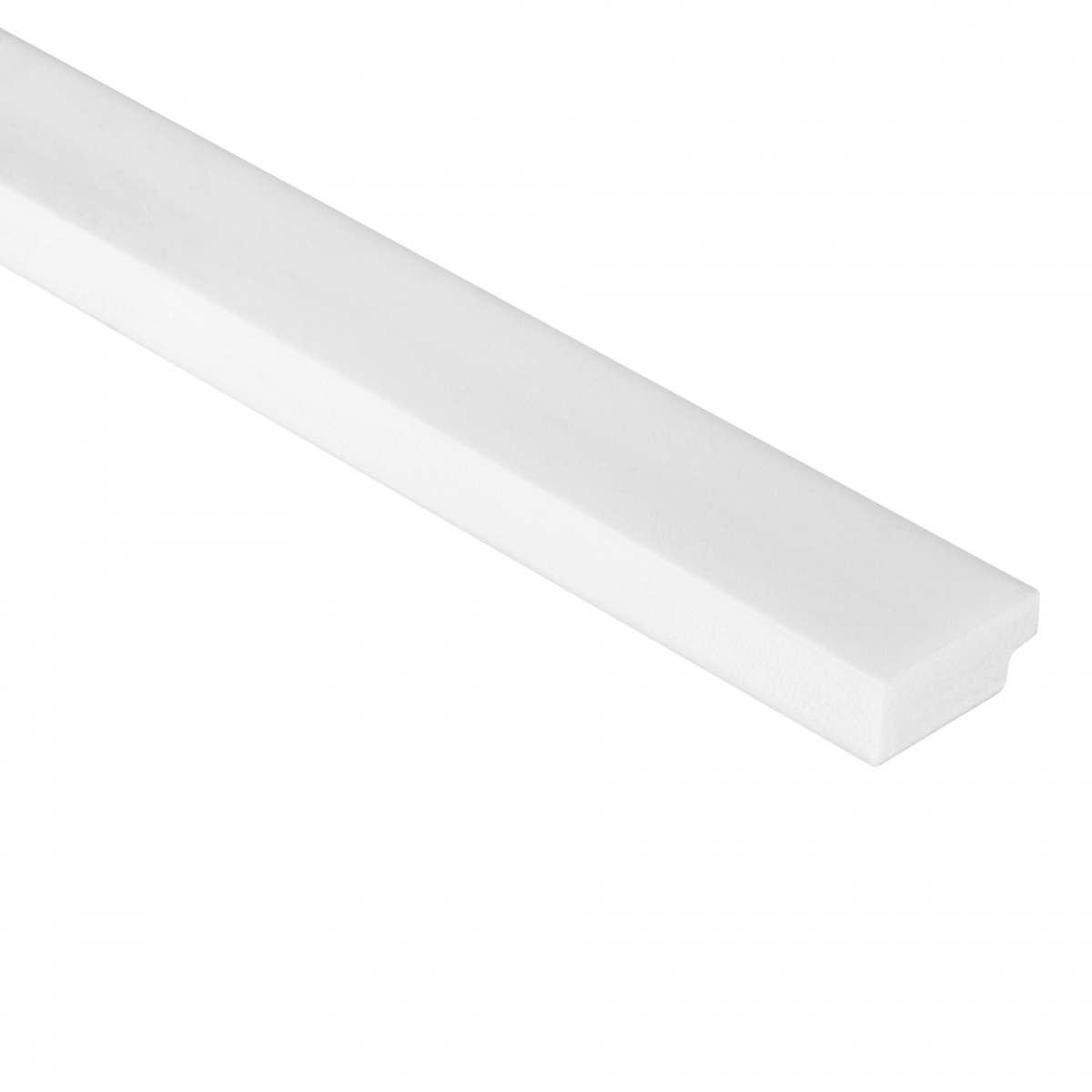 Profil stanga pentru Panoul riflat 3D Lamelli Medio, White, 270x2.8 cm, Mardom Decor,  