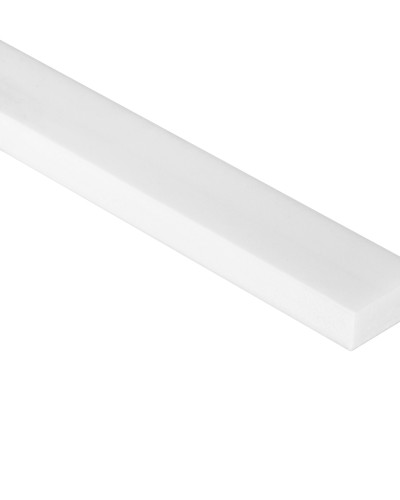 Profil stanga pentru Panoul riflat 3D Lamelli Medio, White, 270x2.8 cm, Mardom Decor