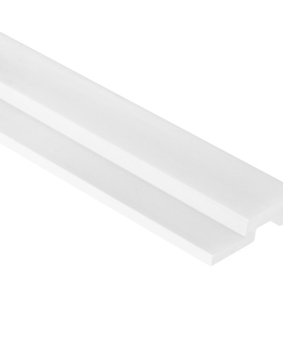 Profil dreapta pentru Panoul riflat 3D Lamelli Medio, White, 270x3.9 cm, Mardom Decor