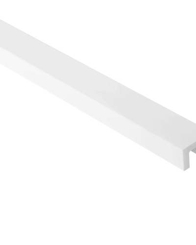 Profil stanga pentru Panoul riflat 3D Lamelli Largo, White, 270x3.1 cm, Mardom Decor