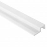 Profil dreapta pentru Panoul riflat 3D Lamelli Largo, White, 270x5.6 cm, Mardom Decor