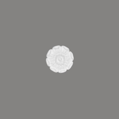 Rozeta decorativa B3110, Dimensiuni: Diam. 9.4 cm (H: 1.8 cm), Mardom Decor, Rozete decorative 