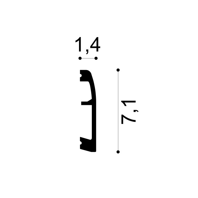 Profile Decorative Cezar CZR-DUROTEC04. Conține culorile:
