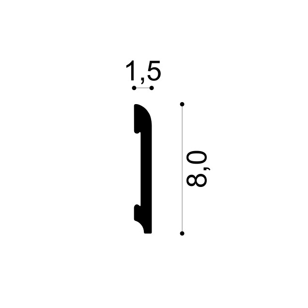 Profile Decorative Cezar CZR-DUROTEC10. Conține culorile: