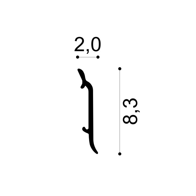 Profile Decorative Cezar CZR-DUROTEC16. Conține culorile: