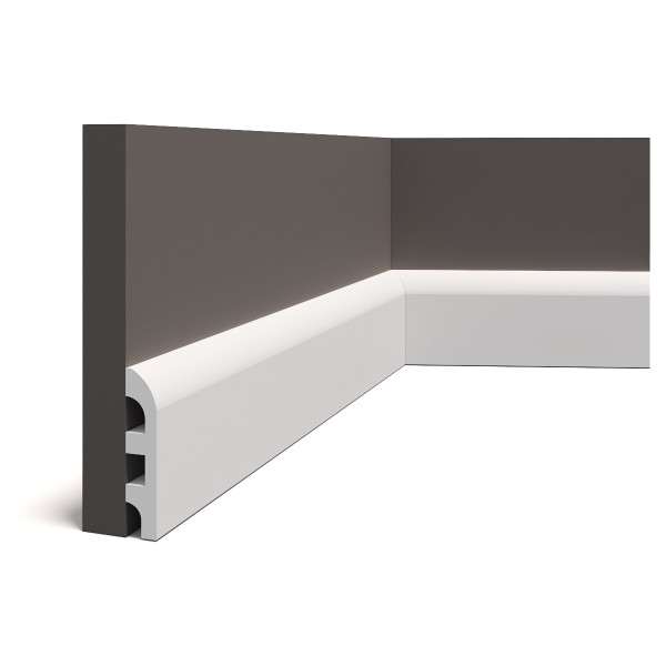 Plinta decorativa Durotec 19, Dimensiuni: 10 x 2.1 x 244 cm, Cezar