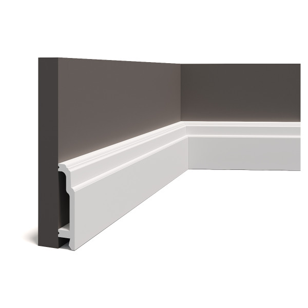 Plinta decorativa Durotec 26, Dimensiuni: 10.8 x 2.4 x 244 cm, Cezar