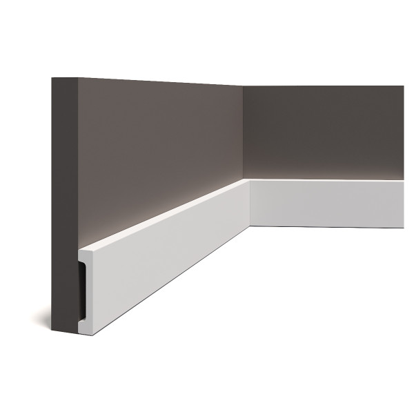 Plinta decorativa Durotec 28, Dimensiuni: 8 x 1.6 x 244 cm, Cezar