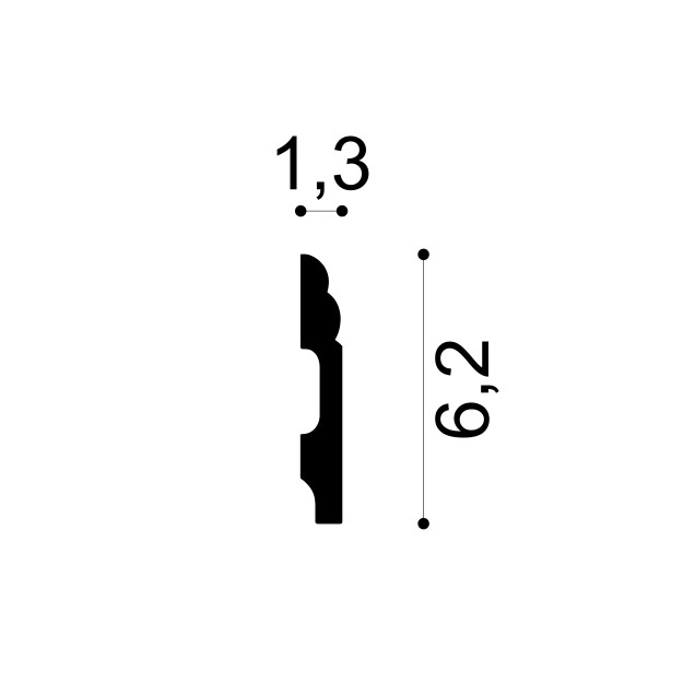 Profile Decorative Cezar CZR-DUROTEC82. Conține culorile: