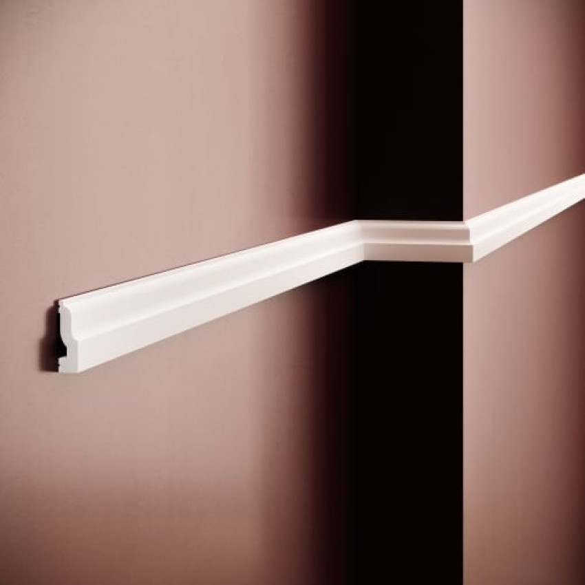 Brau decorativ din polimer rigid, montat pe perete