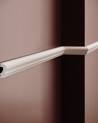 Brau decorativ din polimer rigid montat pe perete