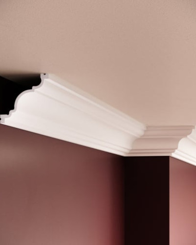 Cornișă decorativă din polimer rigid C22
