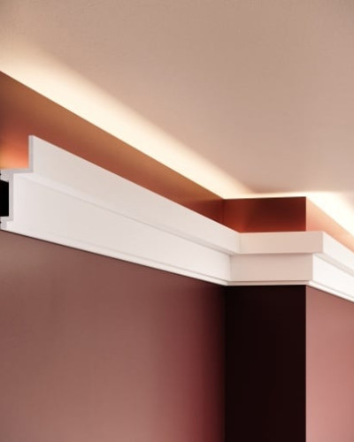 Scafa decorativa din polimer rigid pentru iluminat indirect cu LED