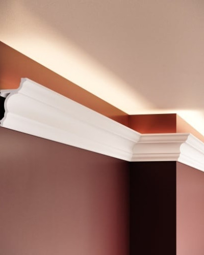 Scafa decorativa din polimer rigid pentru iluminat indirect LED