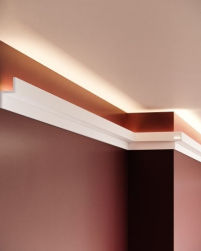 Scafa decorativa din polimer rigid pentru iluminat indirect cu LED