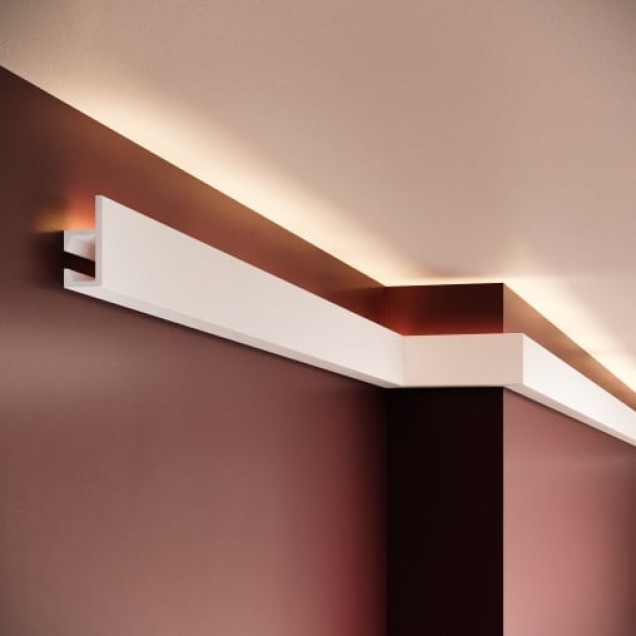 Scafa decorativa din polimer rigid pentru iluminat indirect cu LED