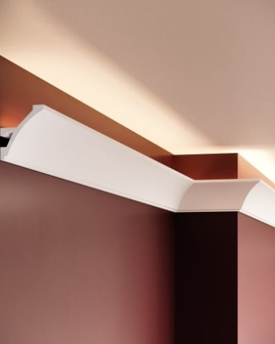 Scafă decorativă din polimer rigid pentru iluminat indirect LED