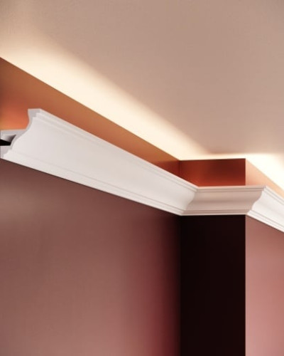 Scafa decorativa din polimer rigid pentru iluminat indirect cu LED