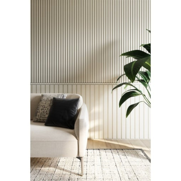 Panou decorativ 3D Riflaj Groove, ambient living modern