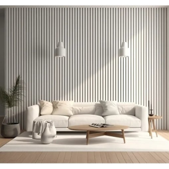 Panou decorativ 3D Riflaj Groove, ambient living modern